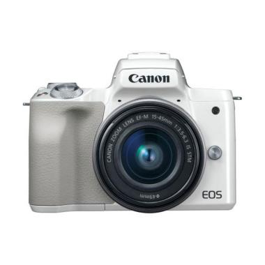 Canon EOS M50 Kit 15-45mm Kamera Mi ... ree Sony Memory Card 8 GB