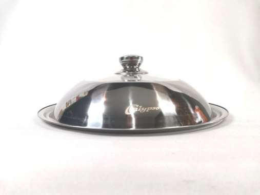 Tutup Wajan Kuali Panci Sts Setengah tutup Kaca 34cm Calypso ORI 100% Multicolor