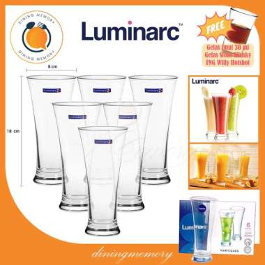 Luminarc Gelas Minum Martigues 320ml 6 Pcs/Set