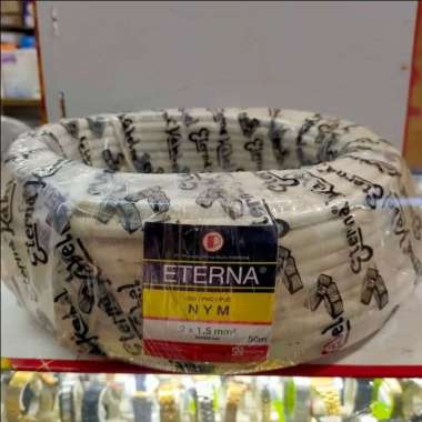 kabel eterna 2x1,5 NYM 1 ROLL 50 METER