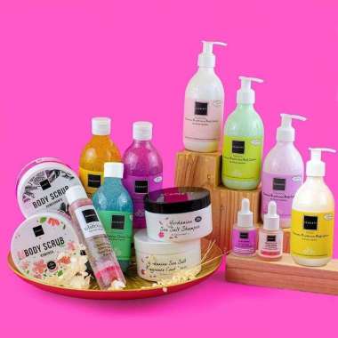 Scarlett Whitening Paket Hemat 4 Item - Paket Perawatan Tubuh dan Wajah - Paket Skincare Scarlett - 