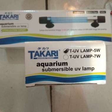 Aquarium lampu uv takari 5 watt basmi alga
