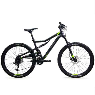 Thrill Sepeda MTB Oust Elite T120 27.5 HITAM HIJAU