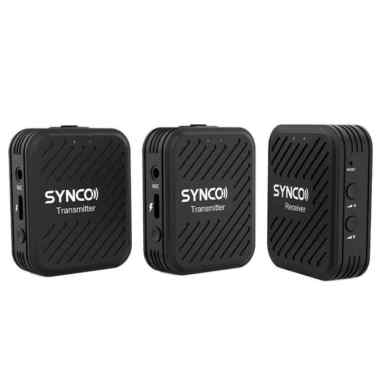Gudang Digital - Synco 2.4GHz Wireless Lavalier Mic 2 Transmitter G1 A2 black