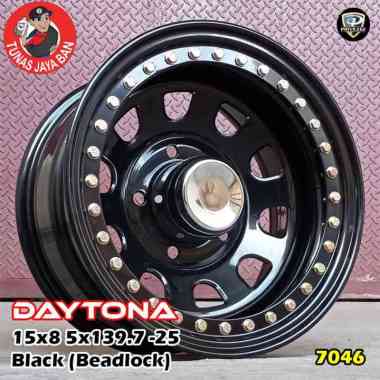 Velg mobil Daytona Beadlock BLACK R15 ORI baru Toko Surabaya