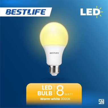 Bestlife Lampu LED Bulb 8 W 3000 K