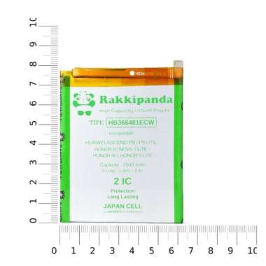 RakkiPanda - Baterai HB366481ECW Huawei Ascend P9 / Honor 8 / Nova 2 Lite / Honor 9I / Honor 9 Lite