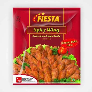 Promo Harga Fiesta Ayam Siap Masak Spicy Wing 500 gr - Blibli