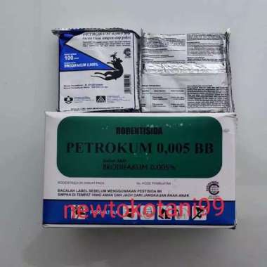 racun tikus batang PETROKUM umpan langsung brodifakum 0.005 BB