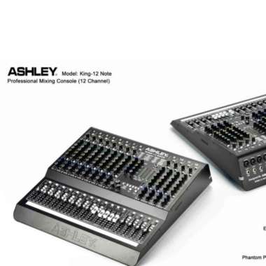 Mixer ASHLEY KING 12 NOTE / KING12 NOTE ORIGINAL 12 CHANNEL