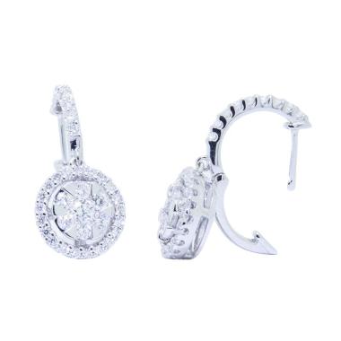 NK Jewelry NKDER7501 Diamond Earrings