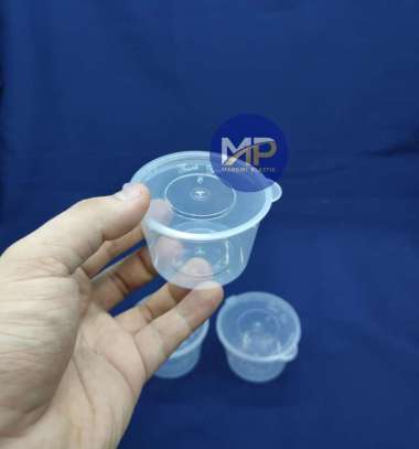 Cup Saus Sambal Klip / Tempat Saus / Thinwall Sauce Cup 100ml - 50pcs