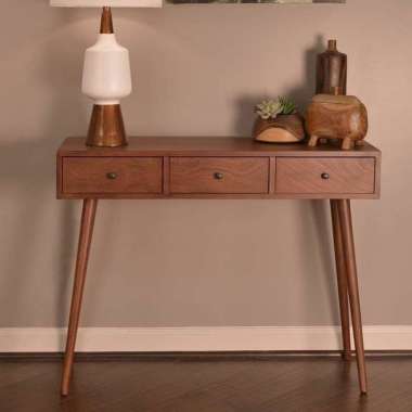 console table kayu jati solid / office desk