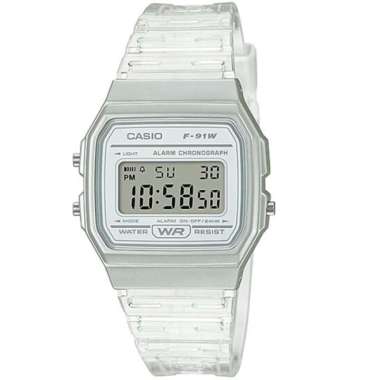 CASIO ORIGINAL - CASIO F-91WS-7DF - JAM TANGAN WANITA JAM WANITA RO - RUBBER CASIO F-91WS-7D F 91WS 
