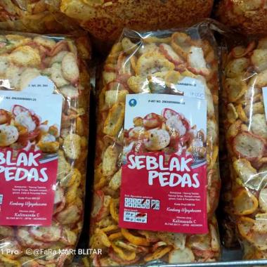 KERUPUK SEBLAK KERING PEDAS KHAS BLITAR 350gr