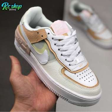 Jual Nike Air Force 1 White Brown 