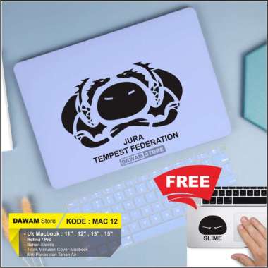 Stiker Decal Case Macbook Sticker Decal Skin Macbook Rimuru Tempest 2