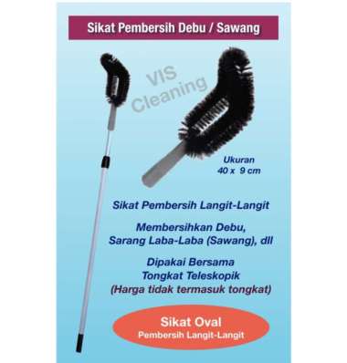 Sikat Oval Pembersih Langit-Langit / Sawang