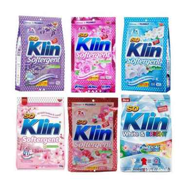 Deterjen Anti Bakteri Soklin Softergent 770gr / Laundry Set / Deterjen Bubuk