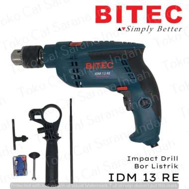 BITEC Mesin bor tembok Impact drill 13mm IDM 13 RE MESIN BOR BETON BITEC IDM 13RE BOR TEMBOK BOR BES