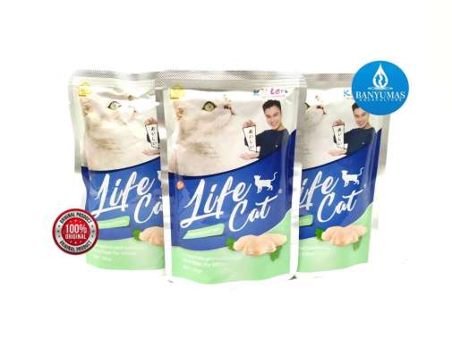 Life Cat Kitten Chicken Makanan Anak Kucing Wet Food