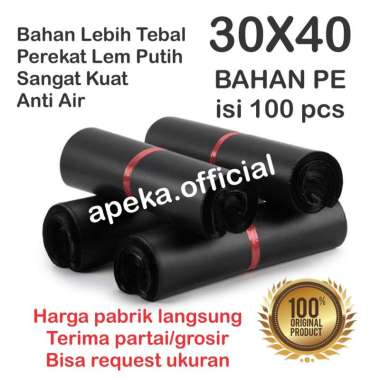 Plastik Polymailer 30X40 isi 100 pcs Polymer Polimer Packingan Online Shop Amplop Plastik Packing Ol