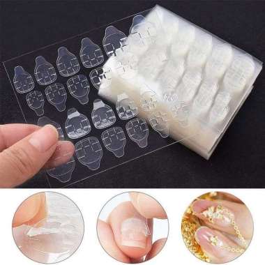 Jelly 24Pieces Lem Kuku Palsu Gel Double Tape Nail Glue
