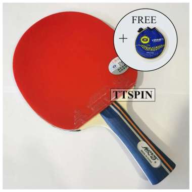 Yinhe Premade Bet Pingpong Rakitan Raket Blade Tenis Meja Bat Karet (Kode 017)