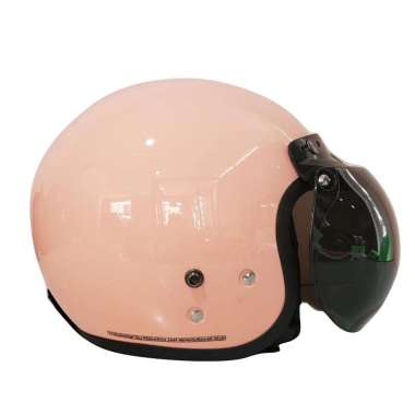 Helm Bogo Retro ANT Classico + kaca Pink Coral