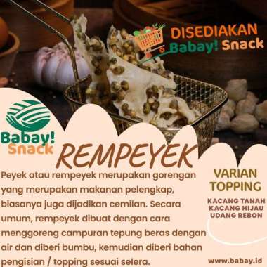 Peyek / Rempeyek Kacang Tanah 5 Liter