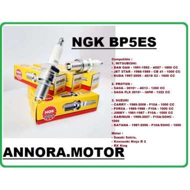 Busi NGK Spark Plug BP5ES Mobil Suzuki Jimny - Karimun - Katana, Satria, rx king ninja