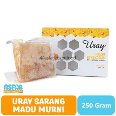 Madu Uray Comb Honey 250gr - Sarang Madu Murni - Sarang Madu Asli