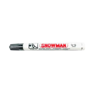 Snowman G12 Permanent Spidol Hitam