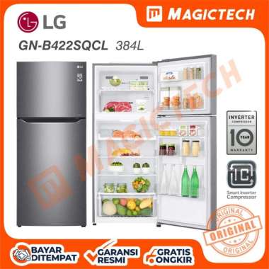 KULKAS LG 2 PINTU GN-B422SQCL SMART INVERTER 384L