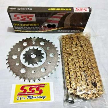 Gear Set SSS Vixion Mx King Vixion New 428 HSBT 428 15 43 130 HSBT