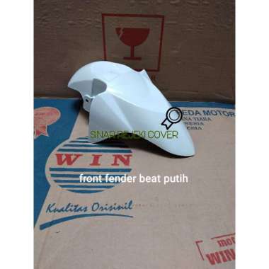 spakbor depan / front fender beat putih merk win