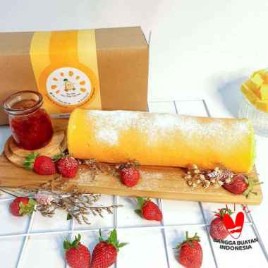 [GRAB] Soy Day Strawberry Butter Roll Cake Kue Bolu Gulung Stroberi [26 cm]