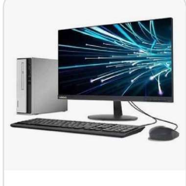 LENOVO PC IC5 I7 10700 8GB SSD 256GB DVDRW W10PRO+OHS MONITOR LENOVO 21.5INCH RESMI ORI BARU FREE**