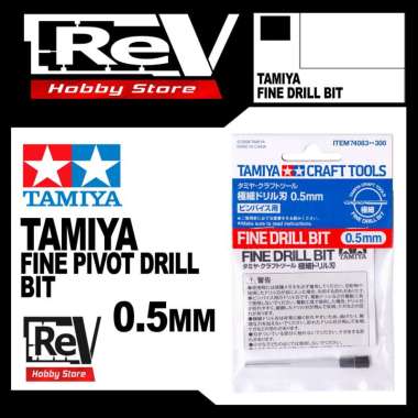 TAMIYA FINE PIVOT DRILL BIT 0.5MM TA74083