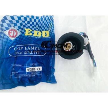 EDO FITTING LAMPU COP LAMPU DEPAN MEGAPRO NEW Hitam