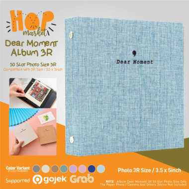 Album Foto 3R Dear Moment untuk 50 Slot Photo Album (Size 3 x 5 inch) LIGHT BLUE