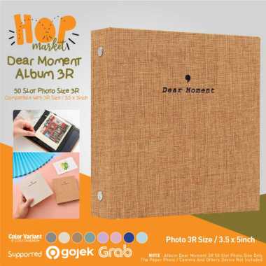 Album Foto 3R Dear Moment untuk 50 Slot Photo Album (Size 3 x 5 inch) BROWN