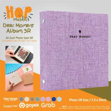 Album Foto 3R Dear Moment untuk 50 Slot Photo Album (Size 3 x 5 inch) PURPLE