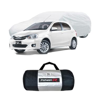 FUSION R Sarung Mobil Etios Valco Putih WATERPROOF Tasla Korean Import [ Cover Mobil Etios Valco ] -