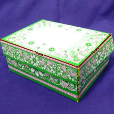 SEDANG PROMO!!! ( Kardus ) Dus Snack Motif Batik Uk. 10 x 14 x 7