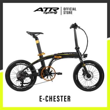 SEPEDA E-BIKE 20-09SP FOLD AVAND E-CHESTER (21) BK-GD