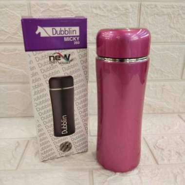 Termos Dubblin Micky 260Ml/ Tumbler Dubblin/Termos Hot Cold Stainless Pink
