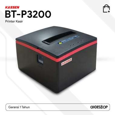 PRINTER THERMAL KASSEN BT-P3200 BT P3200 BTP3200 PAPER 80mm AUTO CUTTER HITAM