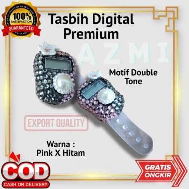 Tasbih Digital Premium Tasbih Hias Digital Motif DoubleTone Pink Series