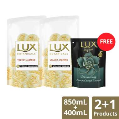 Promo Harga LUX Botanicals Body Wash Velvet Jasmine 400 ml - Blibli